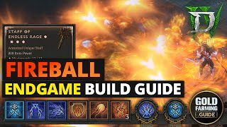 Fireball Sorcerer Build Guide The Best Allround Sorc Build for Bosses amp T100 Pit Season 6 Diablo 4 [upl. by Lerner255]