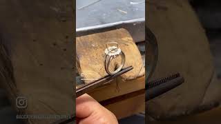 Silver handmade ring part 2 goldsmithing jewelryschool jewellerymaking [upl. by Harrell]