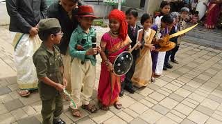 Sri BM Patil School Jalanagar Independence Day Fancy Dress  Aug 152017 [upl. by Lhamaj709]