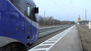 RB nach Traunstein Stadler Flirt 3  Übersee 4K [upl. by Ambrosine]