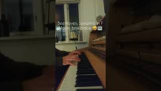 Beethoven Sonatina in F Major BRISK pace beethoven piano classicalmusic classicalpiano pianist [upl. by Ysnil]