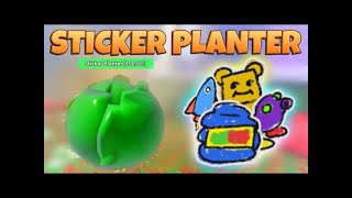 Roblox BSS Sticker PlanterNEW [upl. by Anirres]