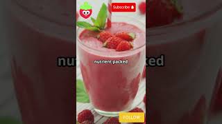 How to prepare a delicious Strawberry Smoothie👌👍💕❤️strawberry smoothie [upl. by Cobbie]