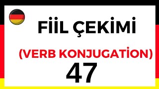 ALMANCA FİİL ÇEKİMİVERB KONJUGATİON almancaöğreniyorum almanca [upl. by Conlon]