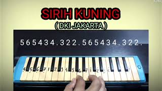 Belajar Memainkan Pianika Lagu Sirih Kuning  DKI Jakarta [upl. by Cutcheon]