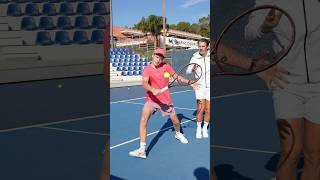 3 tips to master the backhand volley 🎾✨ tennis tennistips tenniscoach coachmouratoglou [upl. by Enelia189]