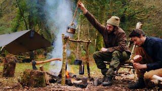 2 Day Bushcraft Course at Medieval Roundhouse with Smooth Gefixt Weekend in the Hills Festival [upl. by Consalve]