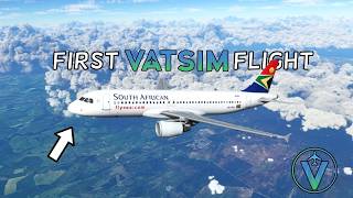 My first flight on VATSIM chaotic [upl. by Elmajian]