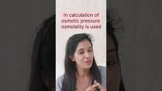 Difference between Osmolarity and osmolality shortsvideo shortsvideo viralshorts viralvideo [upl. by Siramed]