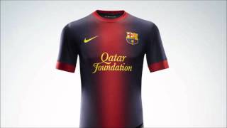 Nova Camisa Do Barcelona Temporada 20122013 [upl. by Yevre35]