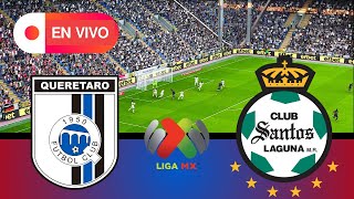 ⚽EN VIVO QUERETARO VS SANTOS  Mexican Liga BBVA MX 2024  eFootball PES 21 Simulation [upl. by Adamina560]