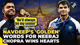 What Gold Medallist Javelin Thrower Navdeep singh said on comparison with Neeraj Chopra [upl. by Ainoet]