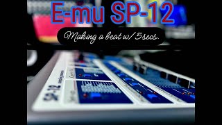 Emu SP12 Making a beat w5secs [upl. by Karylin]