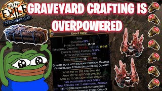 CRAFTING AN INSANE 2 ARROW ELEMENTAL BOW  DOUBLE FRACTURED SHAPER BLIZZARD CROWNS AND 19 RINGS [upl. by Aleacim]