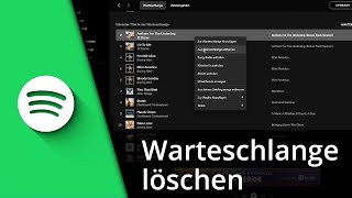 Spotify Warteschlange löschen  Warteschlange anzeigen ✅ Tutorial [upl. by Phiona]