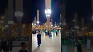 Madina view  Beautiful status  masjid nabwe islamicviralshortsbeautifullwordsislamicsayings [upl. by Kenna]