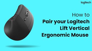 How to pair your Logitech Lift Vertical Ergonomic Mouse [upl. by Ynnaj]