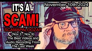 ITS A SCAM SCAMAPALOOZA All The Best Videos Audio Recordings and Shorts Nov 3  Nov 9 [upl. by Nottnerb]