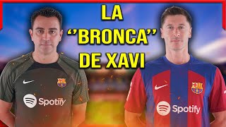 ¡TERRIBLE BRONCA de XAVI a LEWANDOWSKI  FCBARCELONA vs ALMERIA [upl. by Riti611]