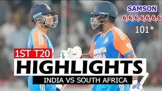 India vs South Africa 1st T20 highlights 2024 [upl. by Aili588]