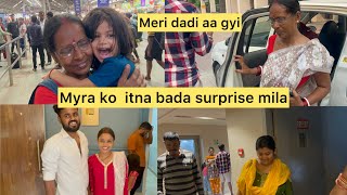 Sasumaa sudden Kolkata kyn aa gyi 👀\Myra ko mila sudden surprises 👀vlog [upl. by Alekim]