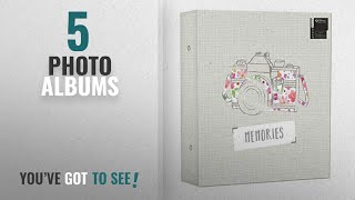 Top 10 Photo Albums 2018 Large Ringbinder Photo Album 500 Photos Memories Design Holds 500 6x4quot [upl. by Nitfa]