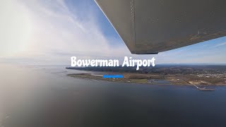 Landing Cessna at Hoquiam Washington Airport KHQM [upl. by Magdalen]