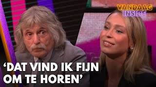 Loiza Lamers blij met woorden Johan ‘Dat vind ik fijn om te horen’  VANDAAG INSIDE [upl. by Rojas]