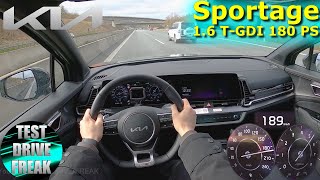 2022 Kia Sportage 16 TGDI GTLine 48V AWD 180 PS TOP SPEED AUTOBAHN DRIVE POV [upl. by Drofla]