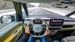 2024 Volkswagen ID Buzz POV Test Drive DRIVEWAVE1 [upl. by Nylkaj]