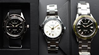 Closer Look At The New Seiko Presage Style 60s SARY193SRPG03 SARY195SRPG07 SARY197SRPG09 [upl. by Wicks622]