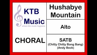 Hushabye Mountain Chitty Chitty Bang Bang SATB Choir Alto Only [upl. by Akanke]