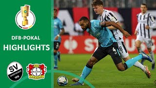 Leverkusen struggles  SV Sandhausen vs Bayer 04 Leverkusen 25  Highlights  DFBPokal  Round 2 [upl. by Aiket684]