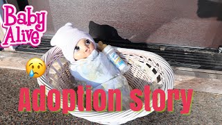 BABY ALIVE Nikkis Adoption Story baby alive videos [upl. by Thilde726]