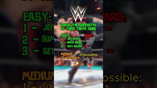 Guess the WWE Superstar by their Theme Song wwe wweshorts wwemusic [upl. by Aikas]