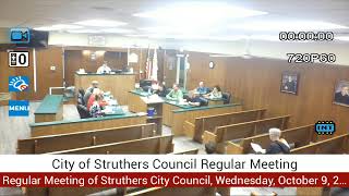 City of Struthers Council General Session [upl. by Nirot353]