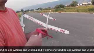 Guillows Strato Streak RC Conversion [upl. by Pappas317]