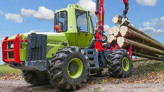 MB Trac der Wälder 💪 Holz Rücken mit WF Trac 1840 4x4 und 6x6 [upl. by Nav]