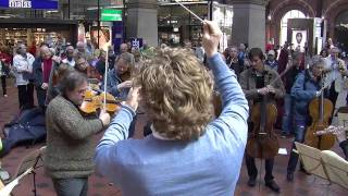 Flash mob at Copenhagen Central Station Copenhagen Phil playing Ravels Bolero [upl. by Hennessey528]