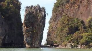 James Bond Felsen  Phang Nga Bucht  Thailand  Andamanensee [upl. by Cartwell]