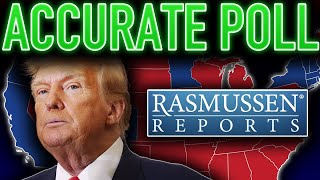 BREAKING ACCURATE POLLSTER RASMUSSEN REPORTS SHOWS TRUMP CLOBBERING HARRIS IN GENERAL ELECTION [upl. by Mairhpe]