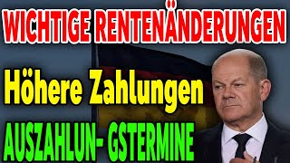 Ab Oktober 2024 Höhere Rentenzahlungen und angepasste Auszahlungstermine für Rentner [upl. by Tamar]