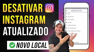 COMO DESATIVAR TEMPORARIAMENTE CONTA DO INSTAGRAM 2024 Guia Completo [upl. by Noreik]