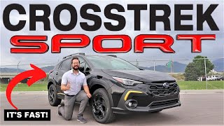 2024 Subaru Crosstrek Sport Its Actually Quick [upl. by Ellinnet870]