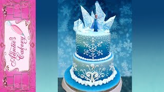 Disneys Frozen CakeAunties Style [upl. by Enak]