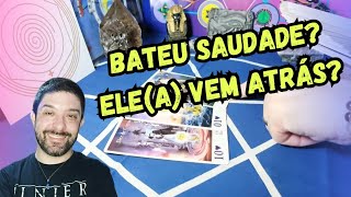 BATEU SAUDADE ELEA VEM ATRÁS 🔮🔥 TAROT DE HOJE [upl. by Enerak]