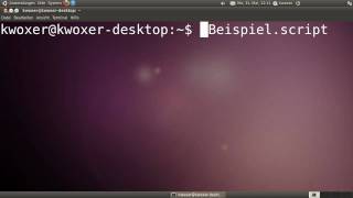 Einführung und Testen von Scripten  ShellProgrammierung1005 [upl. by Audrey525]