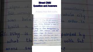 Street Child Unit 3 Question Answers  Oxford progressive English 2nd Edition [upl. by Ludba]