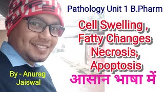 Cell swelling  Fatty change  Necrosis  Apoptosis  L4 Unit1 Pathology [upl. by Buiron]