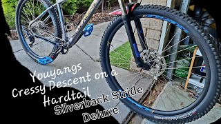 Hardtail on downhill  Cressy Descent Youyangs Silverback Stride Deluxe [upl. by Neukam]